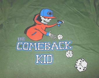 T-Shirt - The Comeback Kid (on Army Green)