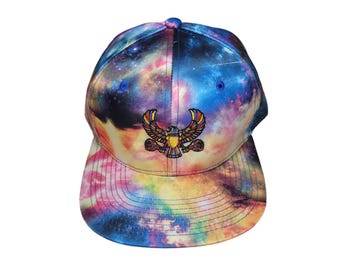 Snapback Flat-Brim Hat - Falcon - One Of A Kind