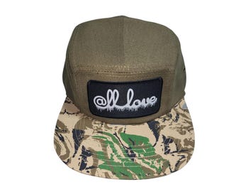 Strap-back Flat-Brim Hat - @ll Love