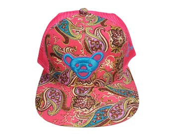 Snapback Flat-Brim Hat - Jerry Bear - One Of A Kind