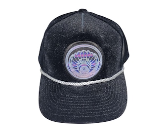 Snapback Bent-Brim Hat - Mayan Crop Circle