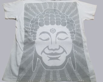 T-Shirt - Optical Buddha (on Ice Gray)