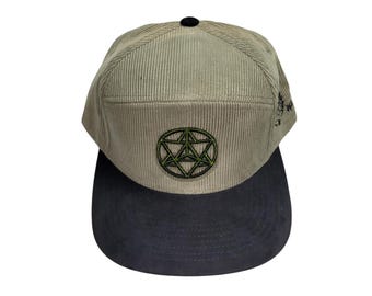 Snapback Flat-Brim Hat - Star Tetrahedron - One Of A Kind