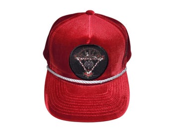 Snapback Bent-Brim Hat - Bones Under The Stars