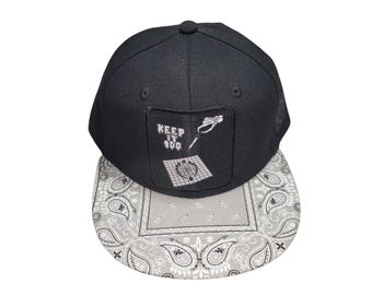 Snapback Flat-Brim Hat - Keep It 100