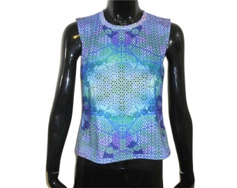 Women's Tank Top - Flower Of Life Expansion - SIZE L