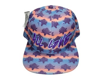 Snapback Flat-Brim Hat - All Love (One-of-a-kind)