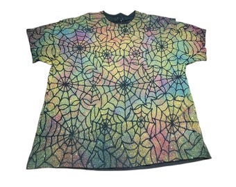 T-Shirt - Cosmic Web (Tie-Dye/Black)