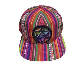 Snapback Flat-Brim Hat - Star Tetrahedron
