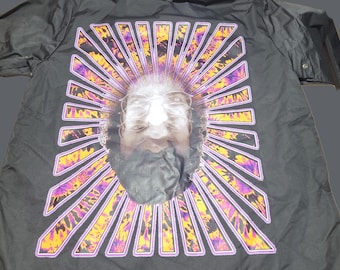 Water-Resistant Hooded Windbreaker - Trippy Jerry - Size XXL (Men)