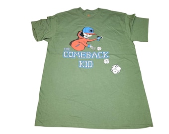 T-Shirt - The Comeback Kid (on Army Green)