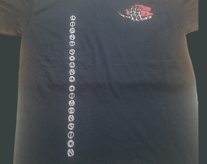 T-Shirt - Rose Hand (on Black)