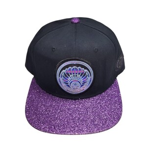 Snapback Flat-brim Hat - Mayan Crop Circle - Etsy