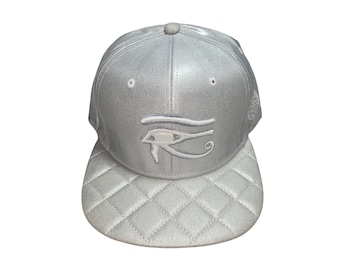 Snapback Flat-Brim Hat - 3D Eye of Horus - One Of A Kind