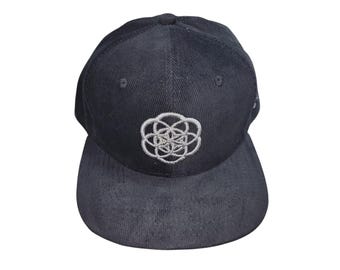 Snapback Flat-Brim Hat - Seed Of Creation - One Of A Kind
