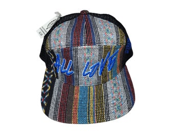 Snapback Flat-Brim Hat - All Love (One-of-a-kind)