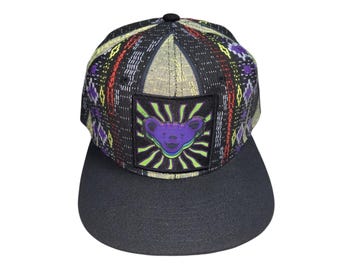 Snapback Flat-Brim Hat - Jerry Bear