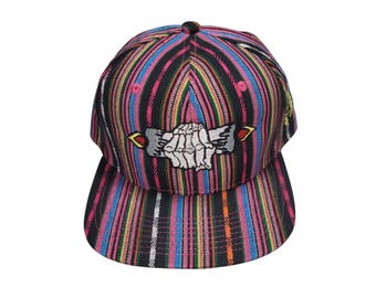 Snapback Flat-Brim Hat - Burning The Candle - One Of A Kind