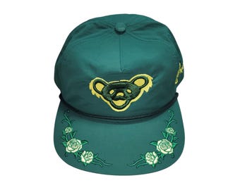 Snapback Flat-Brim Hat - Jerry Bear - One Of A Kind