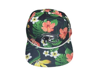 Strap-back Flat-Brim Hat - 3D Eye of Horus - One Of A Kind