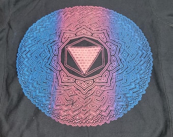 Pullover Hoodie (Heavyweight) - Thousand Petal Lotus - Size L (Men)