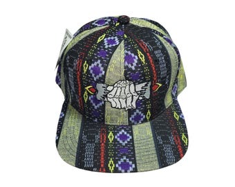 Snapback Flat-Brim Hat - Burning The Candle - One Of A Kind