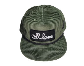 Snapback Flat-Brim Hat - @ll Love