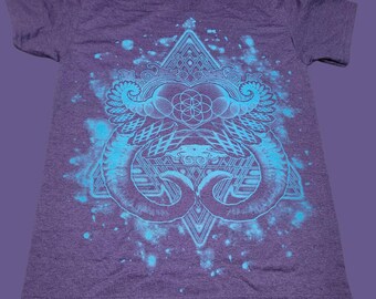 T-Shirt - Heart Fractal (on Blackberry)