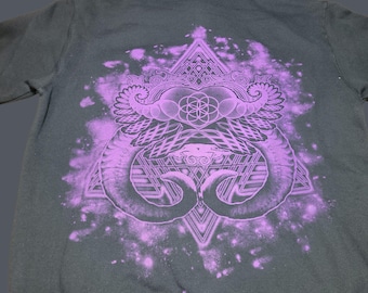 Pullover Hoodie - Heart Fractal - Size XL (Men)