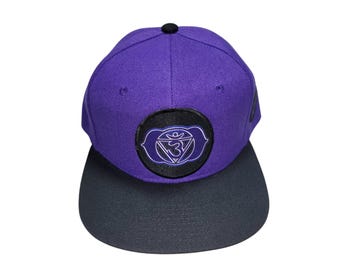 Snapback Flat-Brim Hat - Third Eye Chakra