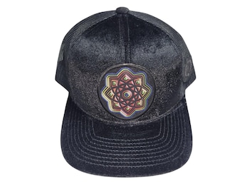Snapback Bent-Brim Hat - Spiral De Ocho