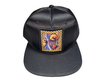 Snapback Flat-Brim Hat - Coogi Ski Mask