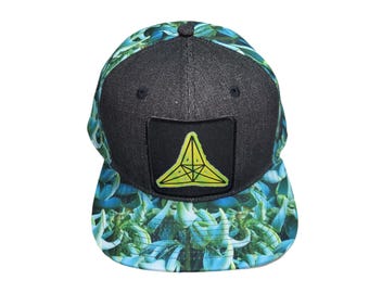 Gorra Snapback de visera plana - Tetraedro estrellado