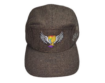 Strap-back Bent-Brim Hat - Comes A Time - One Of A Kind