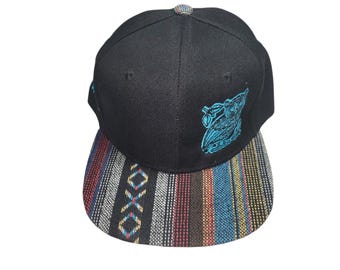 Snapback Flat-Brim Hat - Perched - One Of A Kind