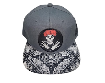 Snapback Flat-Brim Hat - Misfit Bertha