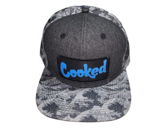 Snapback Flat-Brim Hat - Cooked