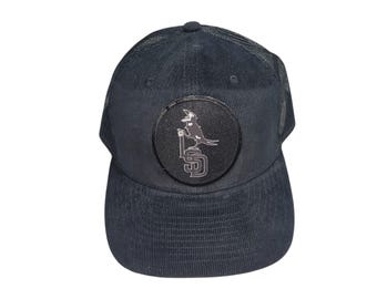 Snapback Bent-Brim Hat - Crow Logo