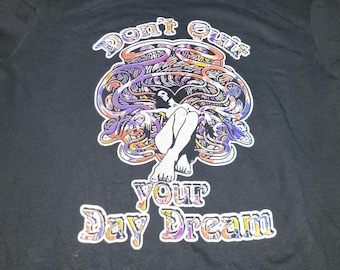 Pullover Hoodie (Lightweight) - Don't Quit Your Daydream - Size L (Unisex)