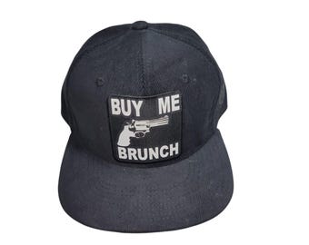 Snapback Flat-Brim Hat - Buy Me Brunch