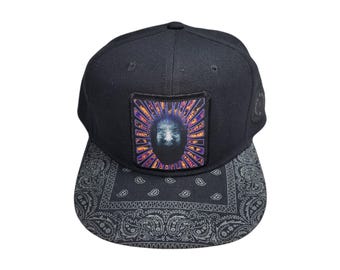 Snapback Flat-Brim Hat - Trippy Jerry