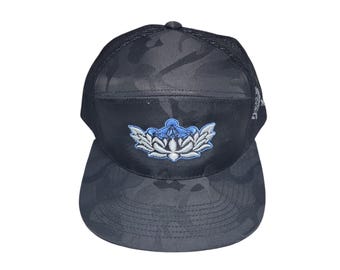 Snapback Flat-Brim Hat - Metatron's Lotus - One Of A Kind