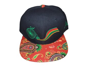 Snapback Flat-Brim Hat - Skuuurtt - One Of A Kind