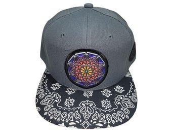 Snapback Flat-Brim Hat - Decagon