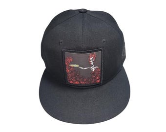 Snapback Flat-Brim Hat - Bertha With A 40