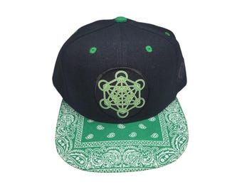 Snapback Flat-Brim Hat - Metatron's Cube