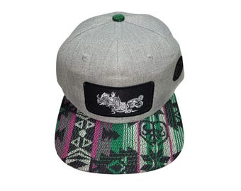 Snapback Flat-Brim Hat - Vision Serpent