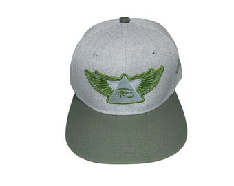Snapback Flat-Brim Hat - 3D Wings of Horus - One Of A Kind