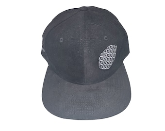 Snapback Flat-Brim Hat - Flower of Life - One Of A Kind