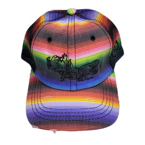 Strap-back Bent-Brim Hat - Vision Serpent - One Of A Kind